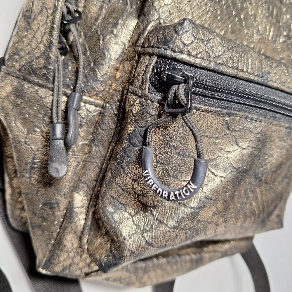 Vibedration Hydration Backpack w/o bladder -Snake/Reptile-Skin-Like - Small Used